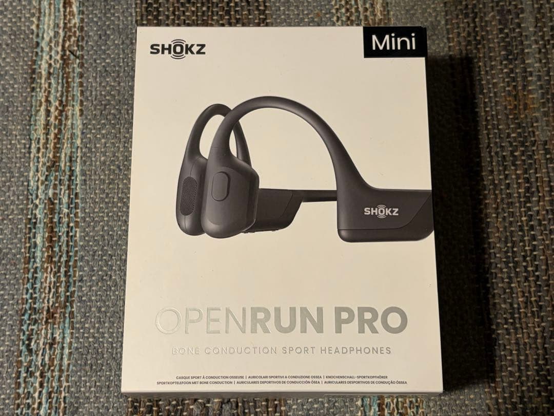 SHOKZ OPEN RUN PRO Mini 骨伝導イヤホン 美品中古
