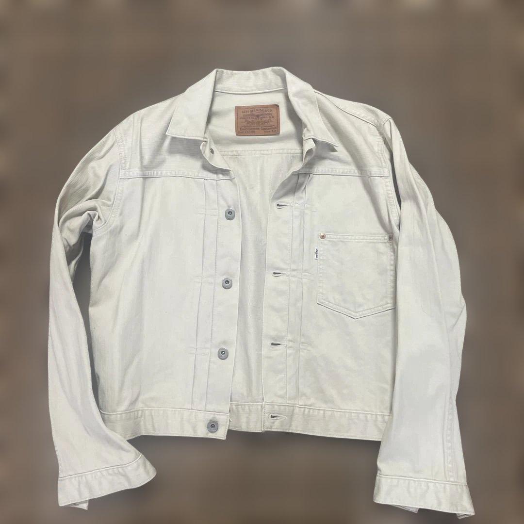 LEVI'S デニムジャケット サイズ40 ホワイト