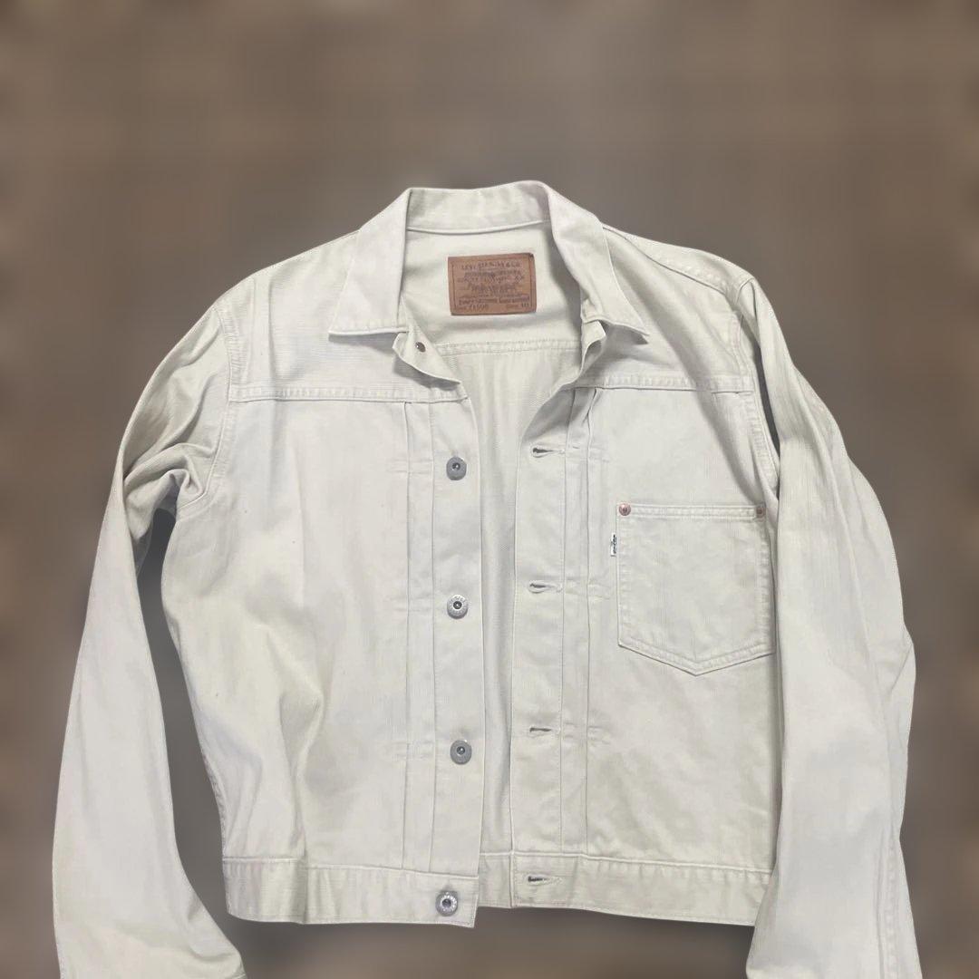LEVI'S デニムジャケット サイズ40 ホワイト