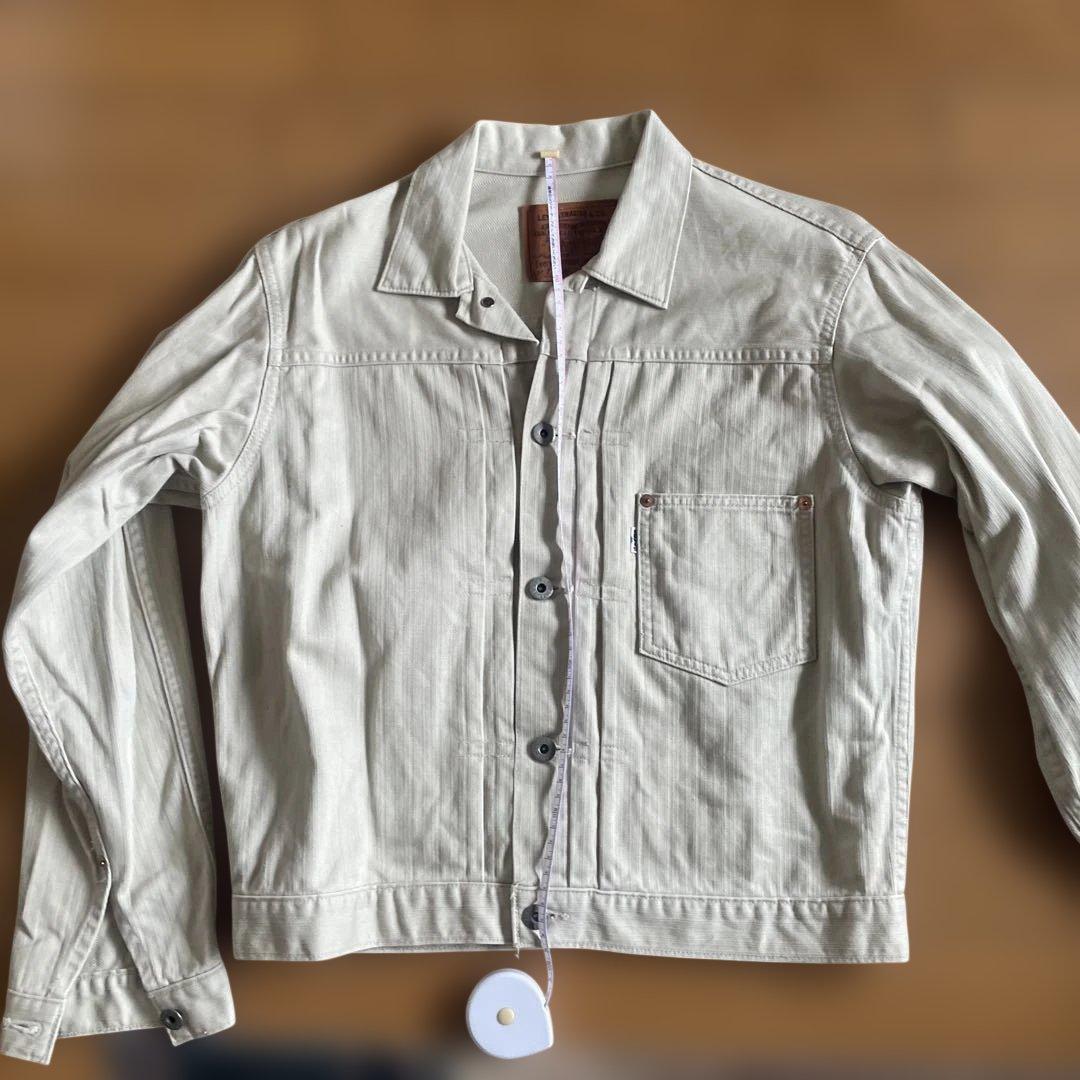 LEVI'S デニムジャケット サイズ40 ホワイト