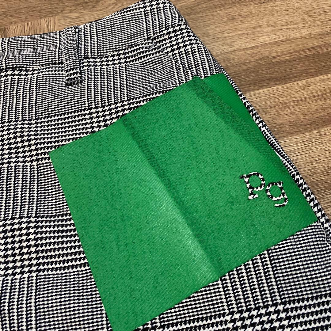 美品♡パーリーゲイツ♡スカート♡グレンチェック♡ブラック♡ホワイト♡グリーン♡M