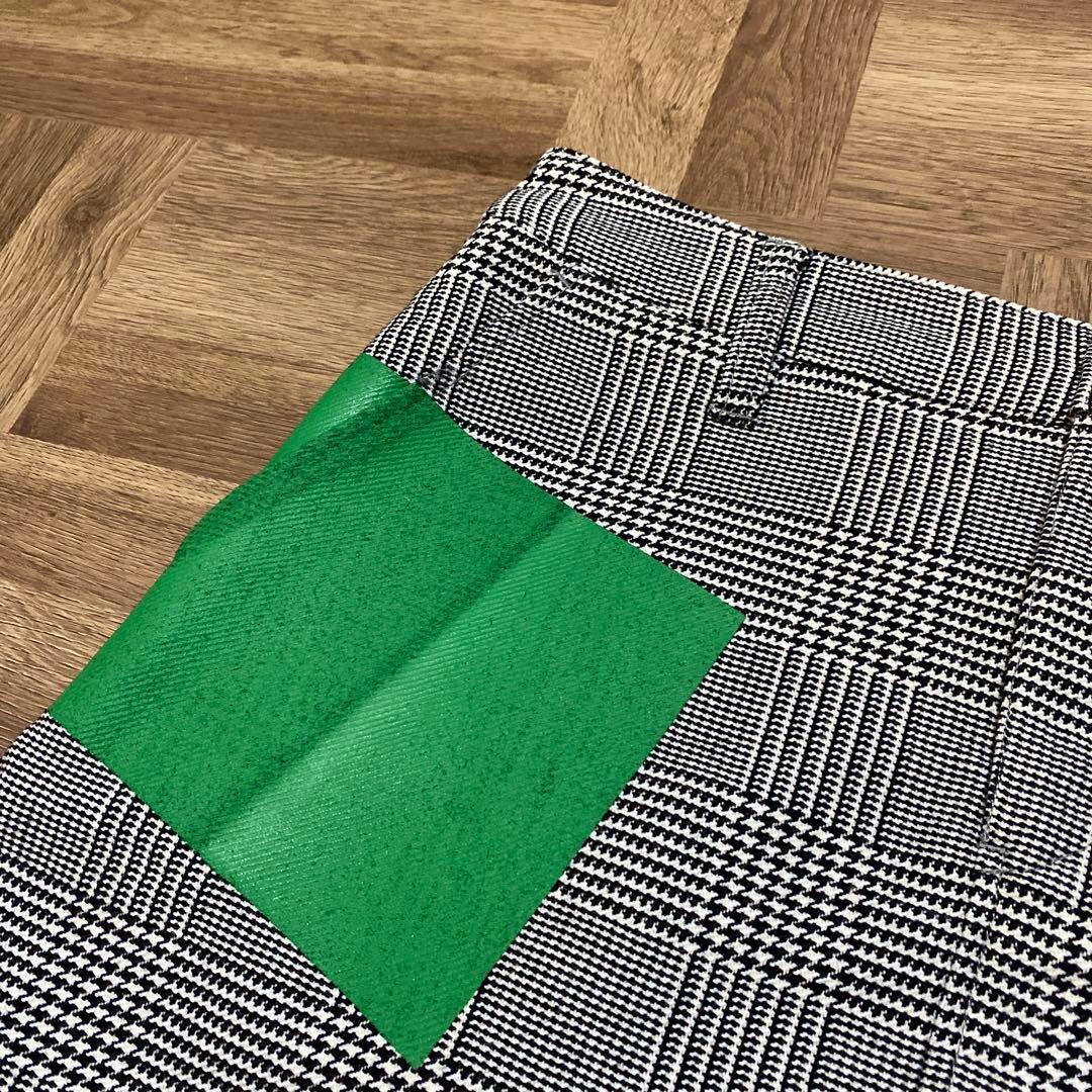 美品♡パーリーゲイツ♡スカート♡グレンチェック♡ブラック♡ホワイト♡グリーン♡M