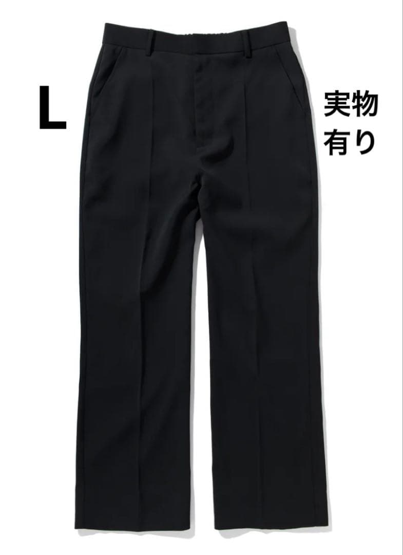 19SO 24/7 polyester trousers スラックスL