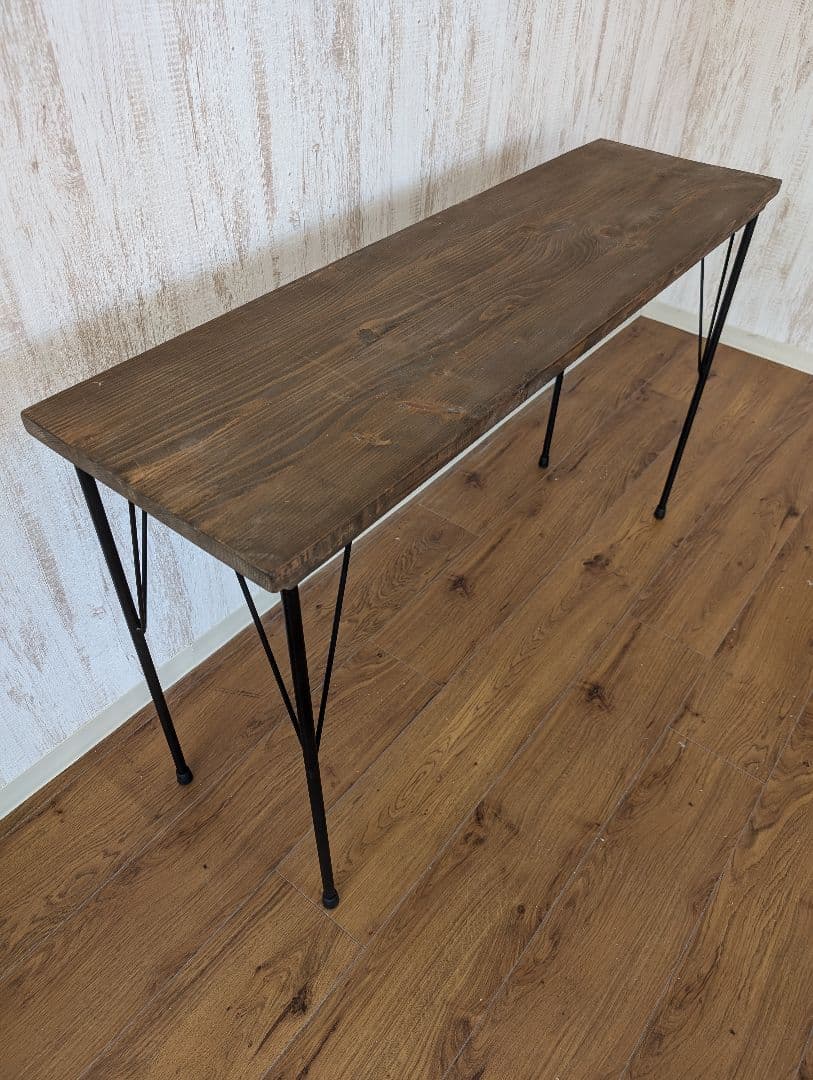 Sky＆Sea　ウォールナット色　幅120 カウンターテーブル