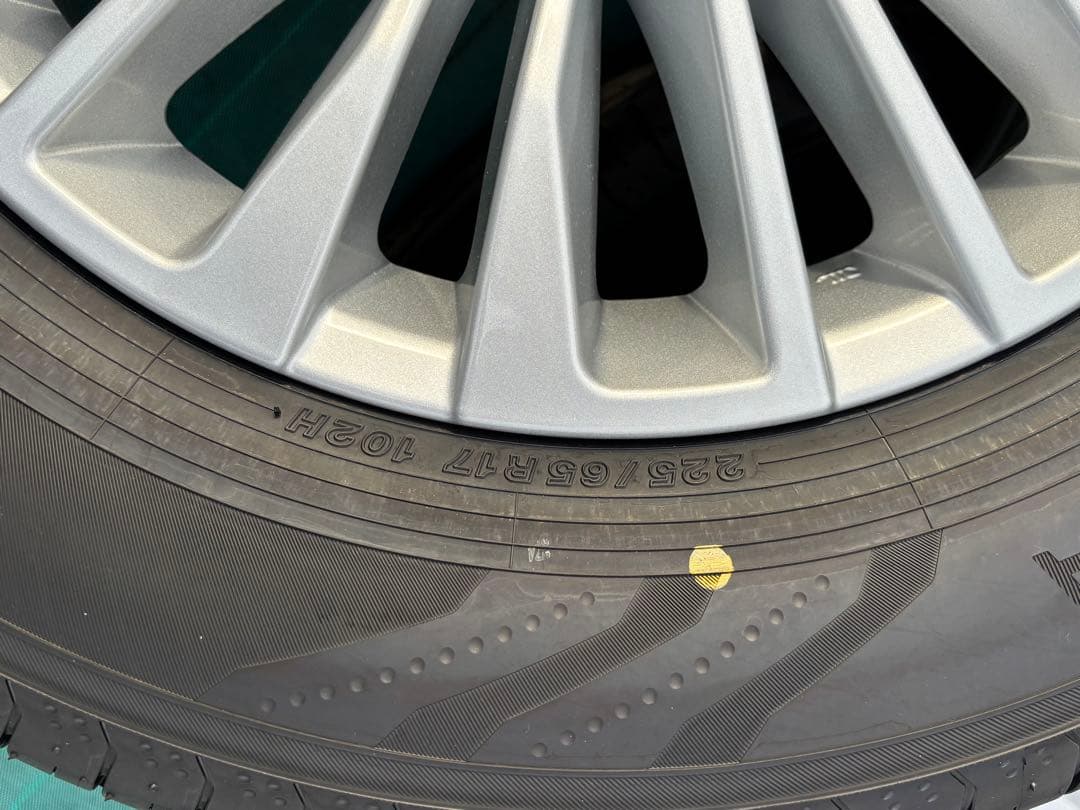 【最終値下げ】40アルファード17インチ純正アルミホイール タイヤセット新車外し