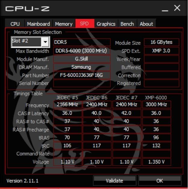 G.Skill DDR5メモリ DDR5-6000 16GBx2