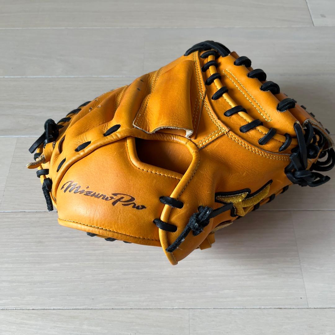 【yo_40  】Mizuno Pro 軟式グローブ オレンジ