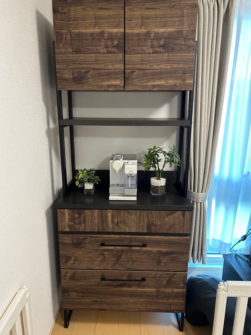 ぱ*ん様 【値下げ】送料込み【美品】食器棚 キャビネット　幅80cm