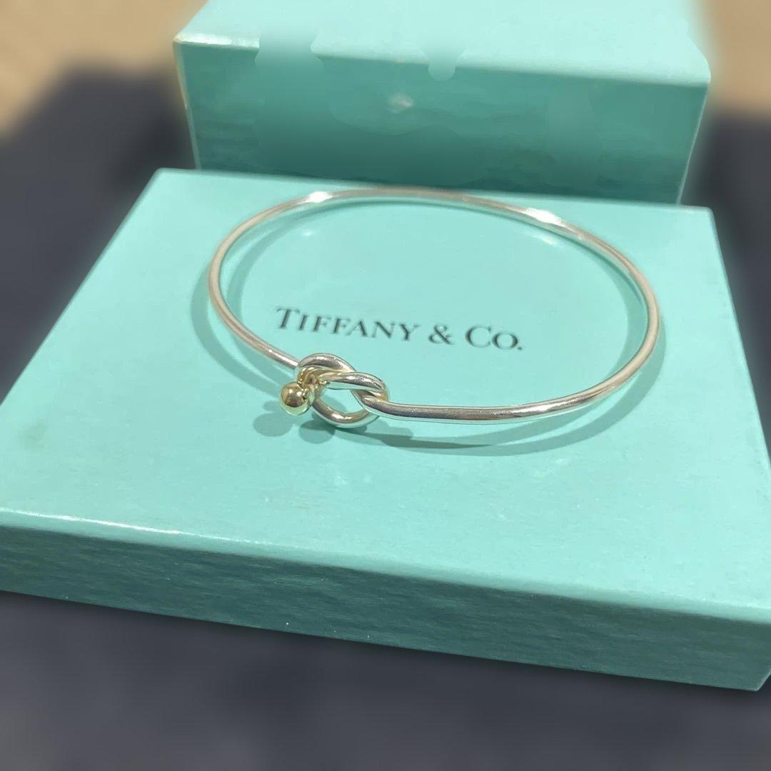 ティファニー　バングル　ラブノット　金　シルバー　ゴールド　ブレスレット