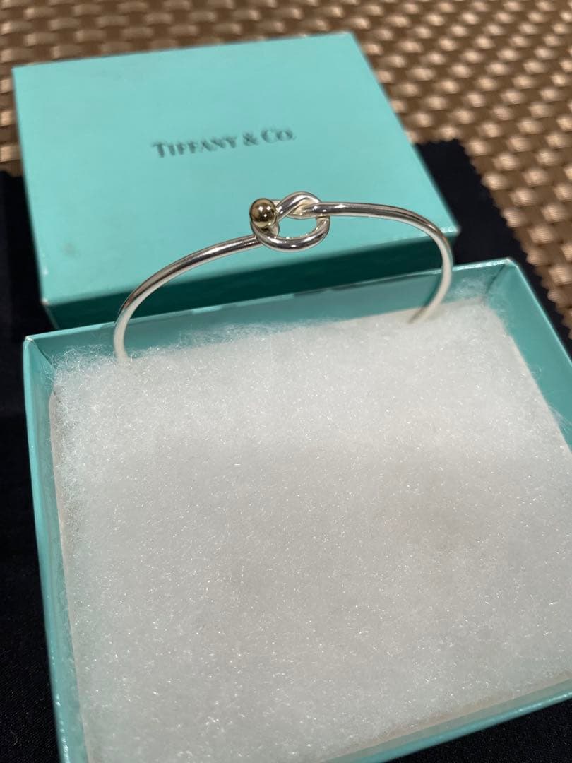 ティファニー　バングル　ラブノット　金　シルバー　ゴールド　ブレスレット