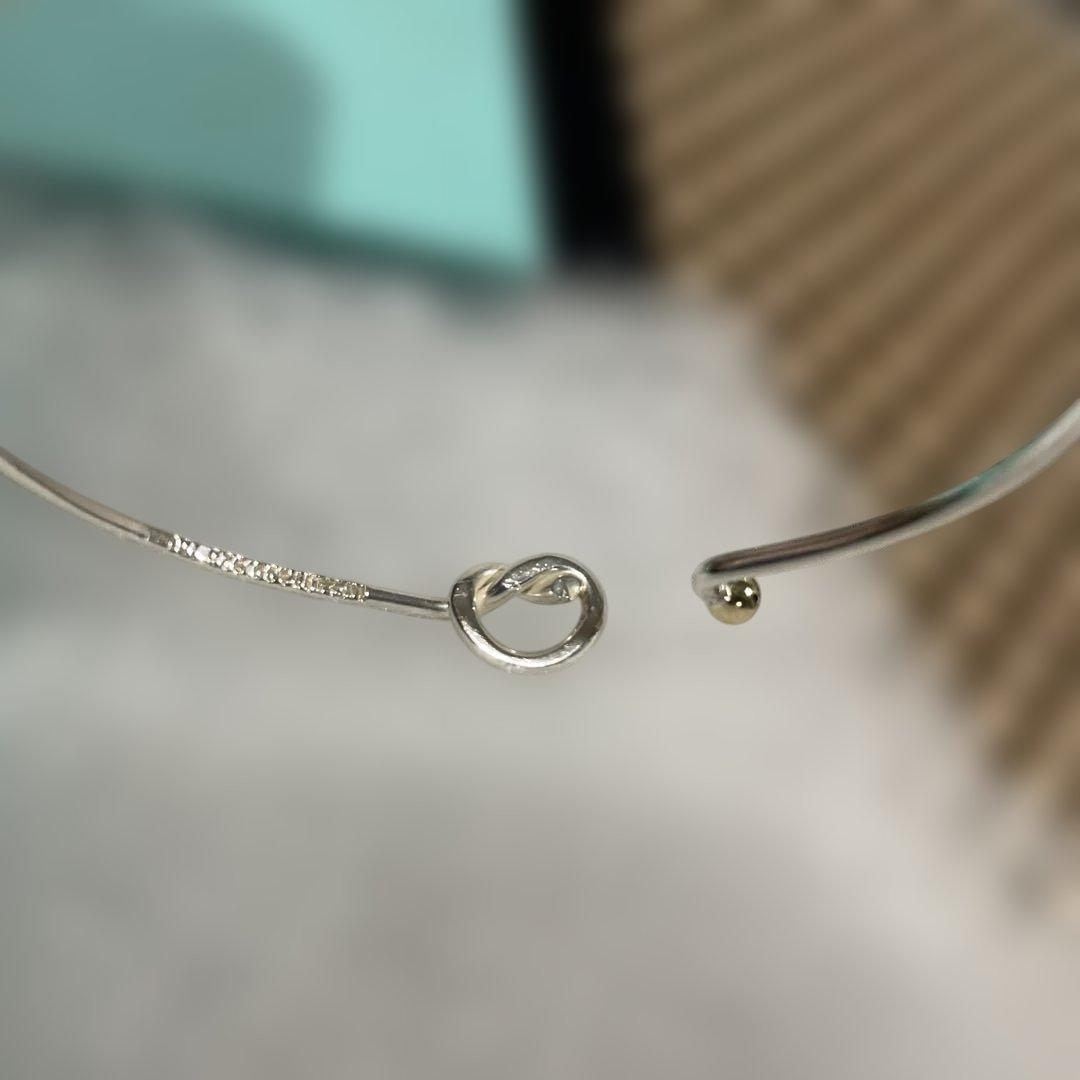 ティファニー　バングル　ラブノット　金　シルバー　ゴールド　ブレスレット