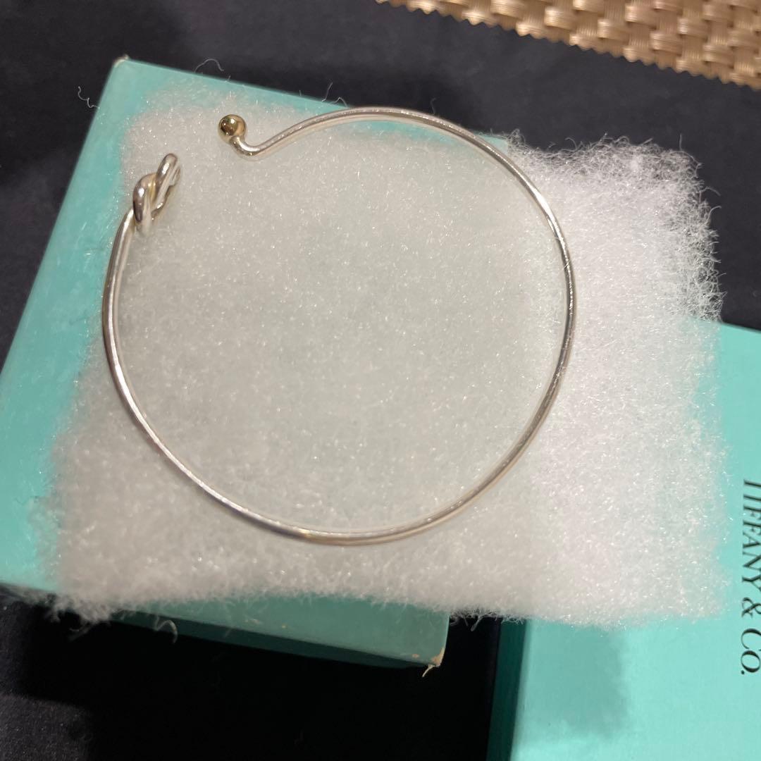 ティファニー　バングル　ラブノット　金　シルバー　ゴールド　ブレスレット