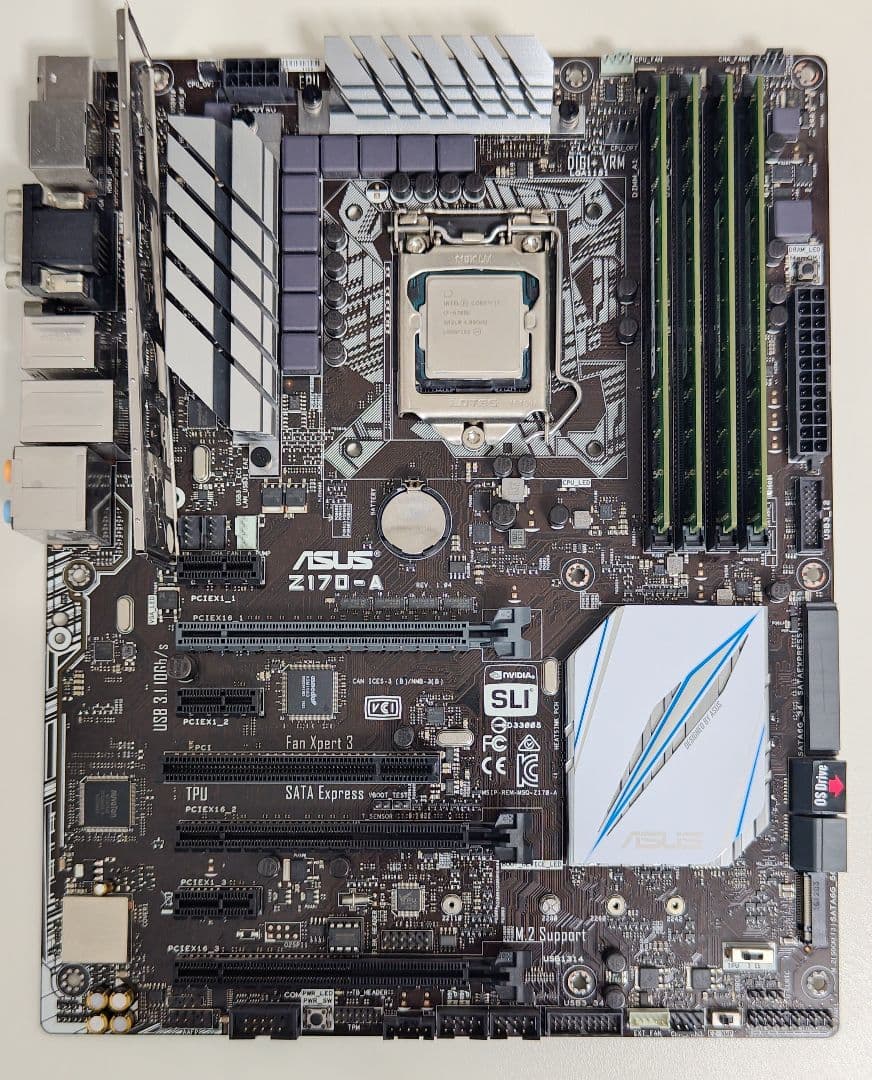 ス*ー様 ASUS Z170-A+i7-6700K+メモリ16gb