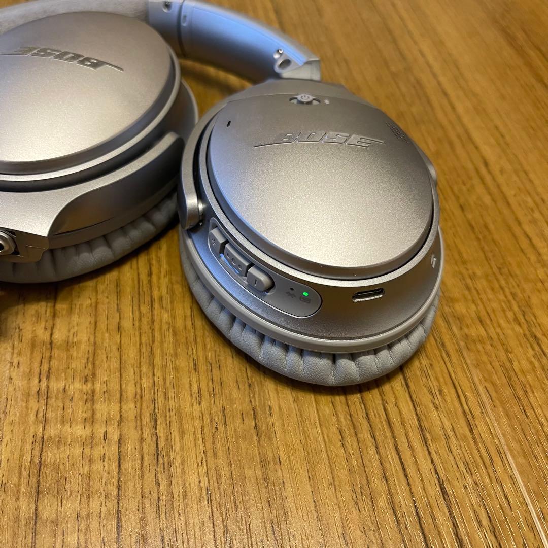 美品！ BOSE QUIETCOMFORT35 シルバー ボーズ ヘッドホン