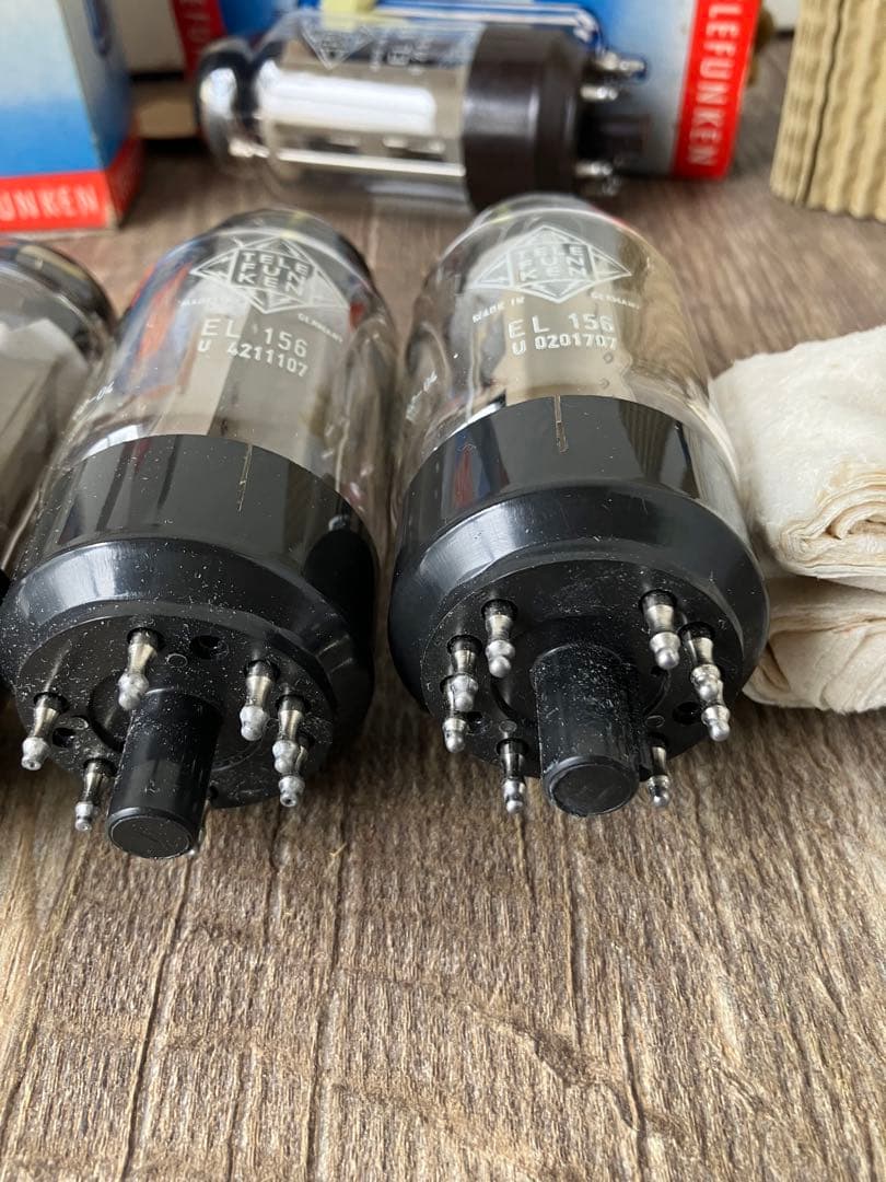 NishiTubes 様用　TELEFUNKEN EL156 真空管 6点セット