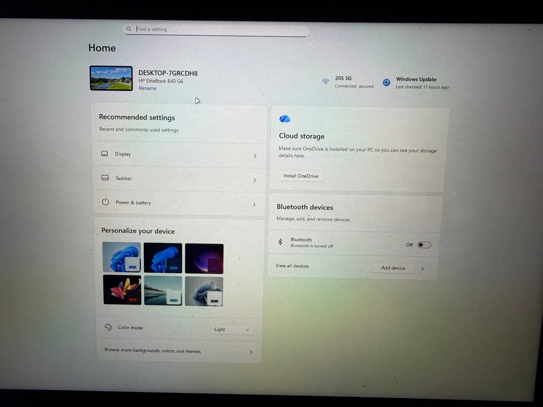 HP EliteBook 840 G6 i5第8世代 16GB SSD256GB