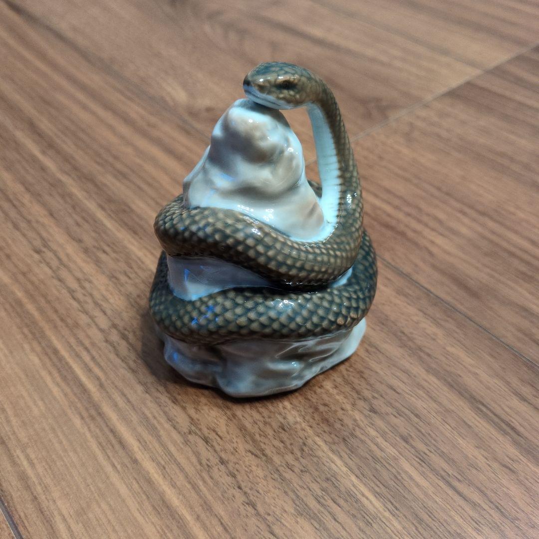 ロイヤルコペンハーゲン フィギュリン ヘビ 巳 蛇 干支