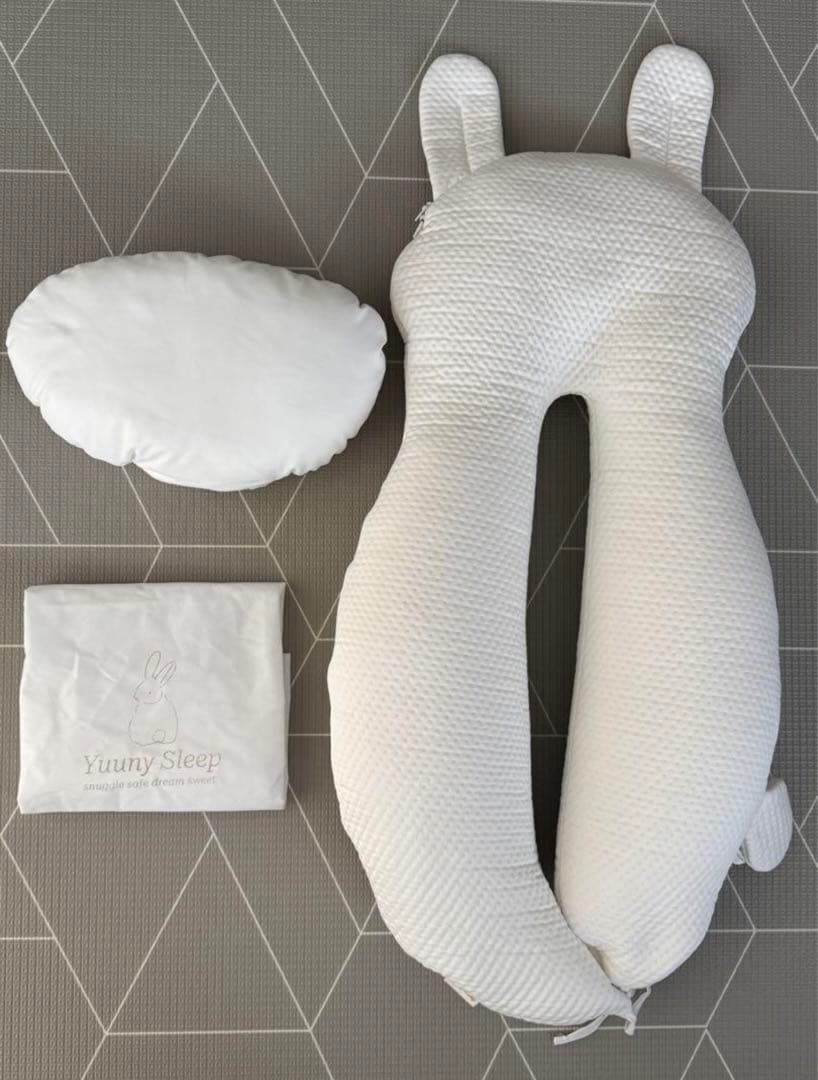 ユニースリープ ベビー枕 0-24ヶ月 接触冷感カバー付