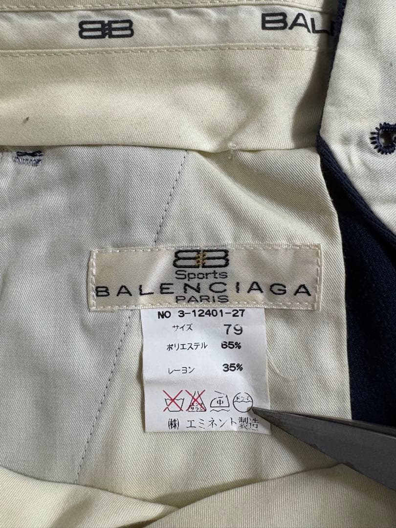 パンツ 90s BALENCIAGA gabardine wide slacks