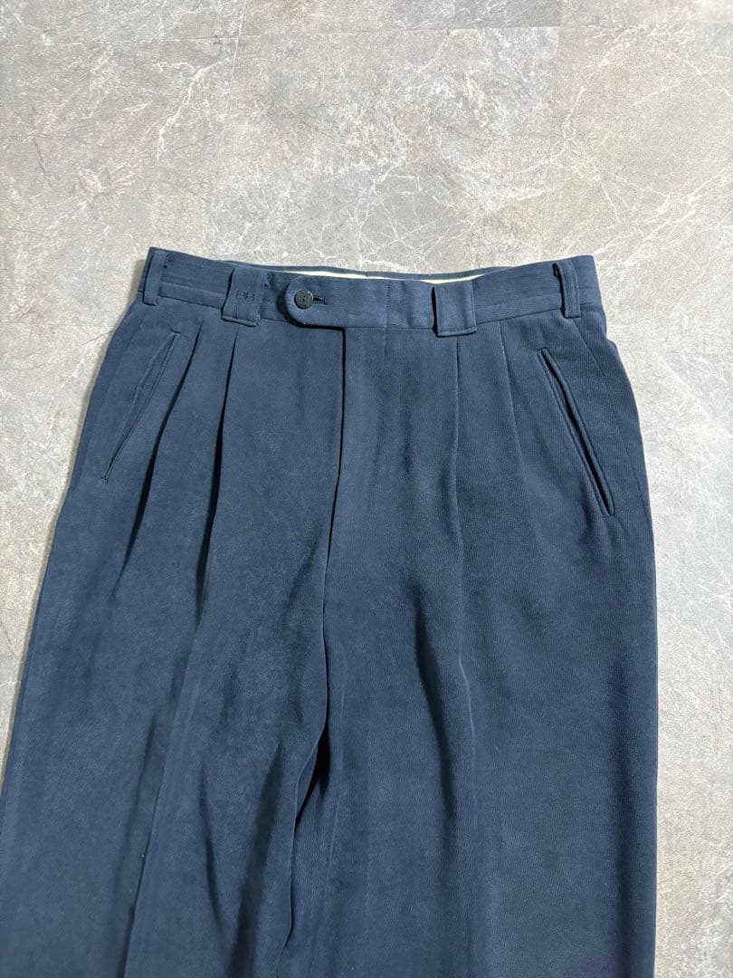 パンツ 90s BALENCIAGA gabardine wide slacks