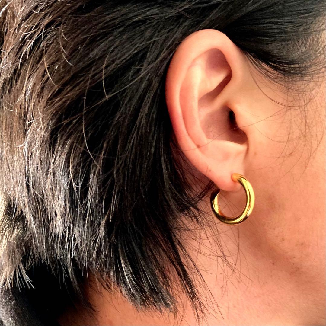 両耳　3.5×21mm シルバー925 18k ピアス 山田涼介