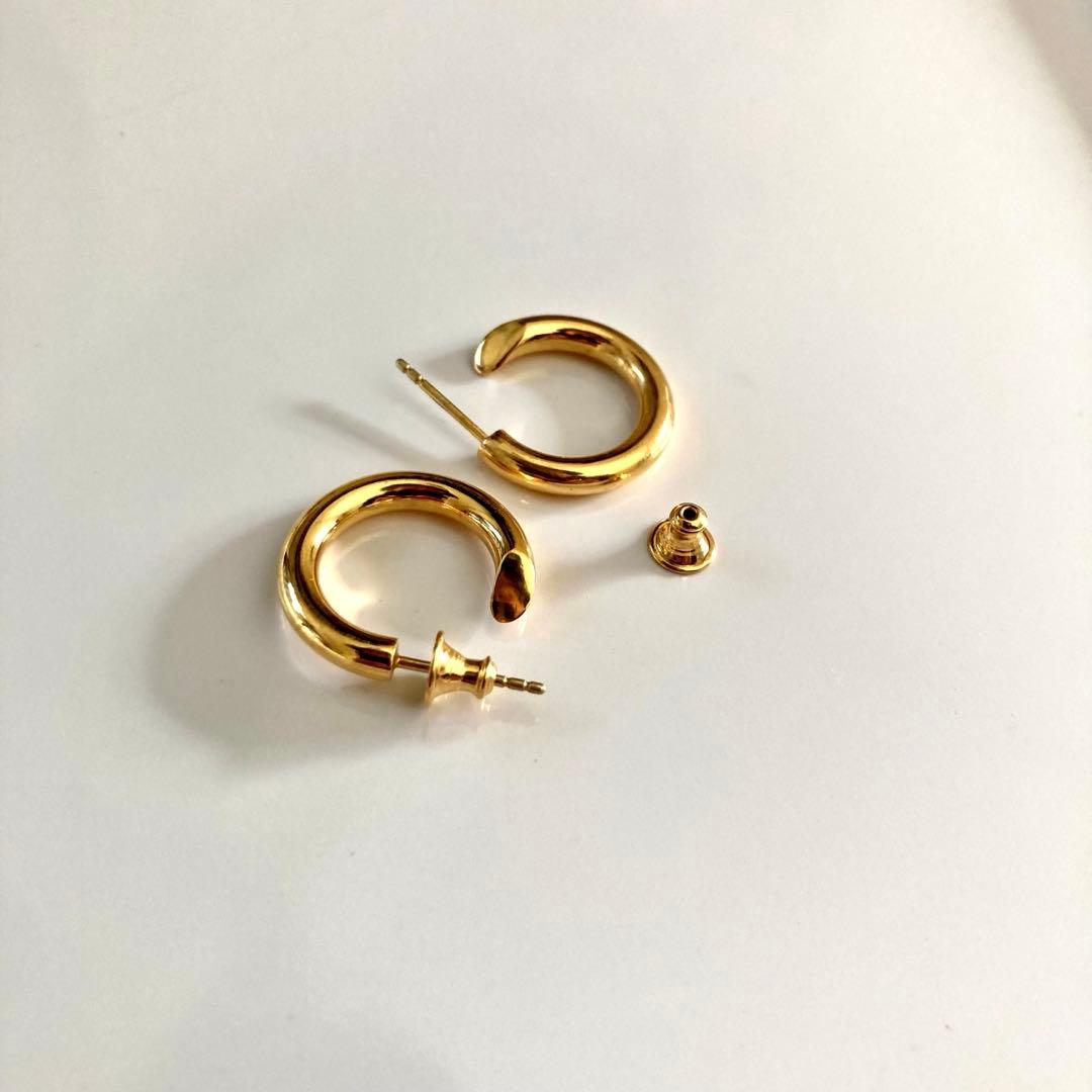 両耳　3.5×21mm シルバー925 18k ピアス 山田涼介