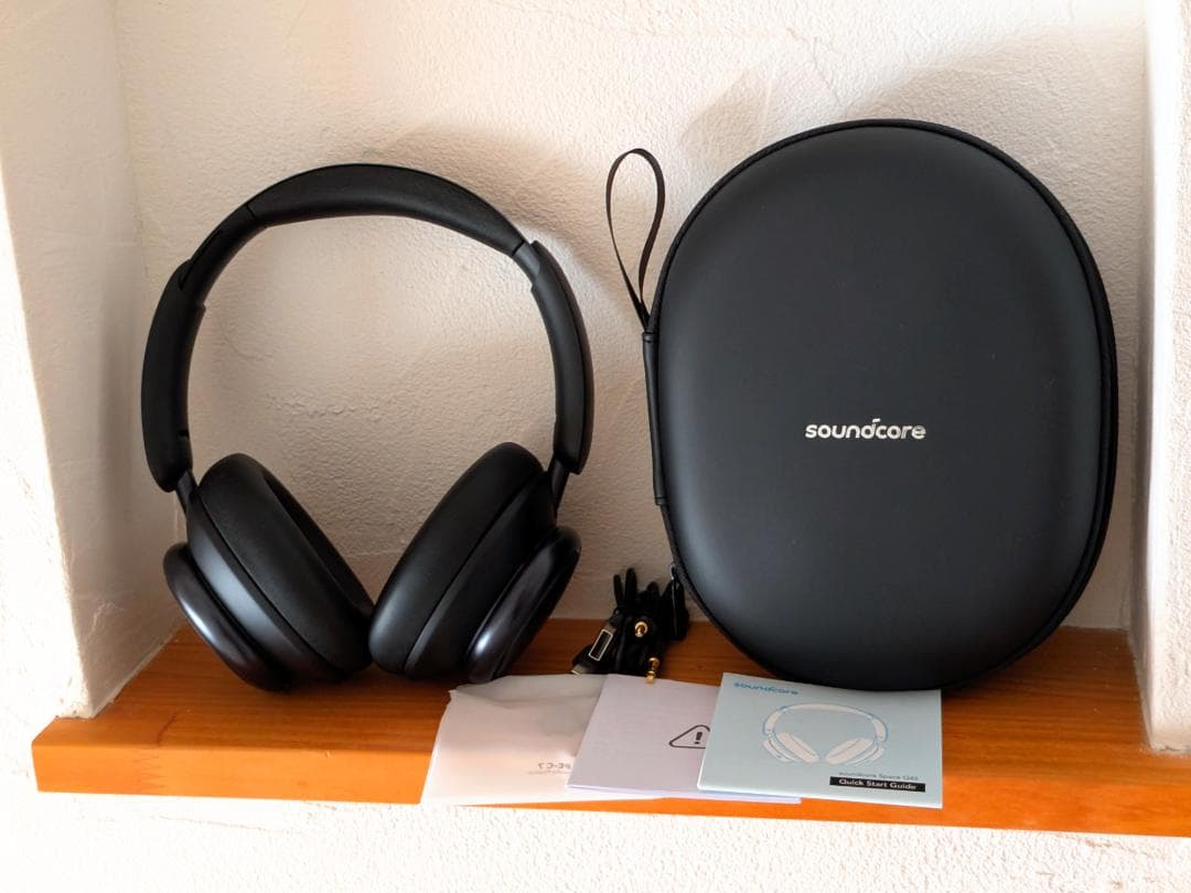 美品 Anker Soundcore Space Q45 ノイキャンヘッドホン