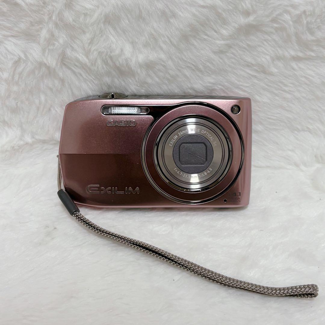 【美品】CASIO EX-Z2300 ピンク コンパクトデジタルカメラ 動作品