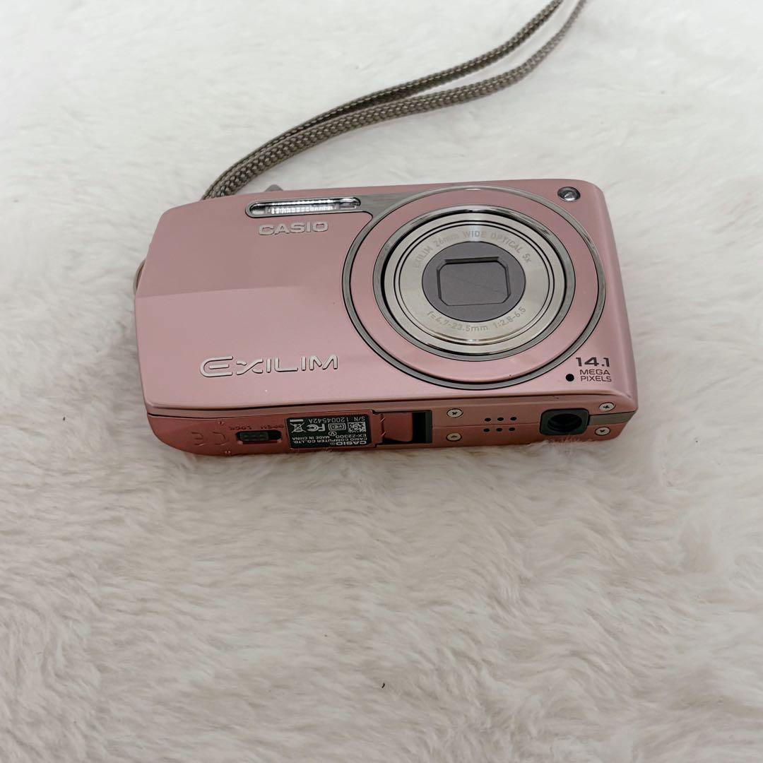 【美品】CASIO EX-Z2300 ピンク コンパクトデジタルカメラ 動作品