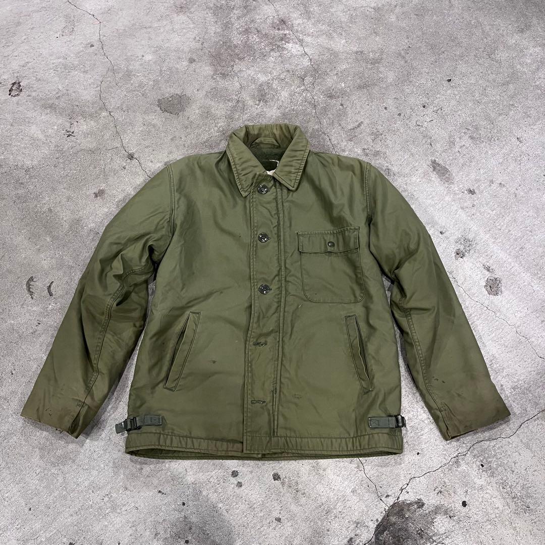 ビンテージ　80's usa A2 デッキジャケット　ミリタリー