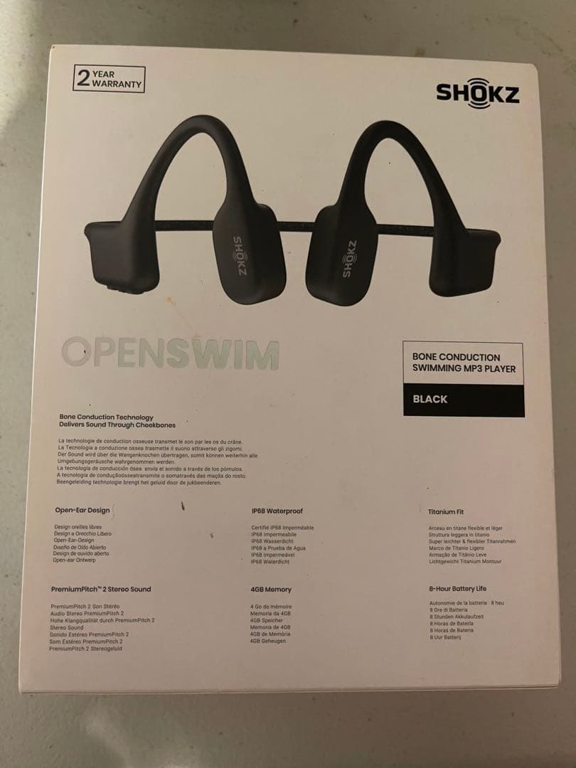 SHOKZ OPENSWIM ブラック 新品未使用