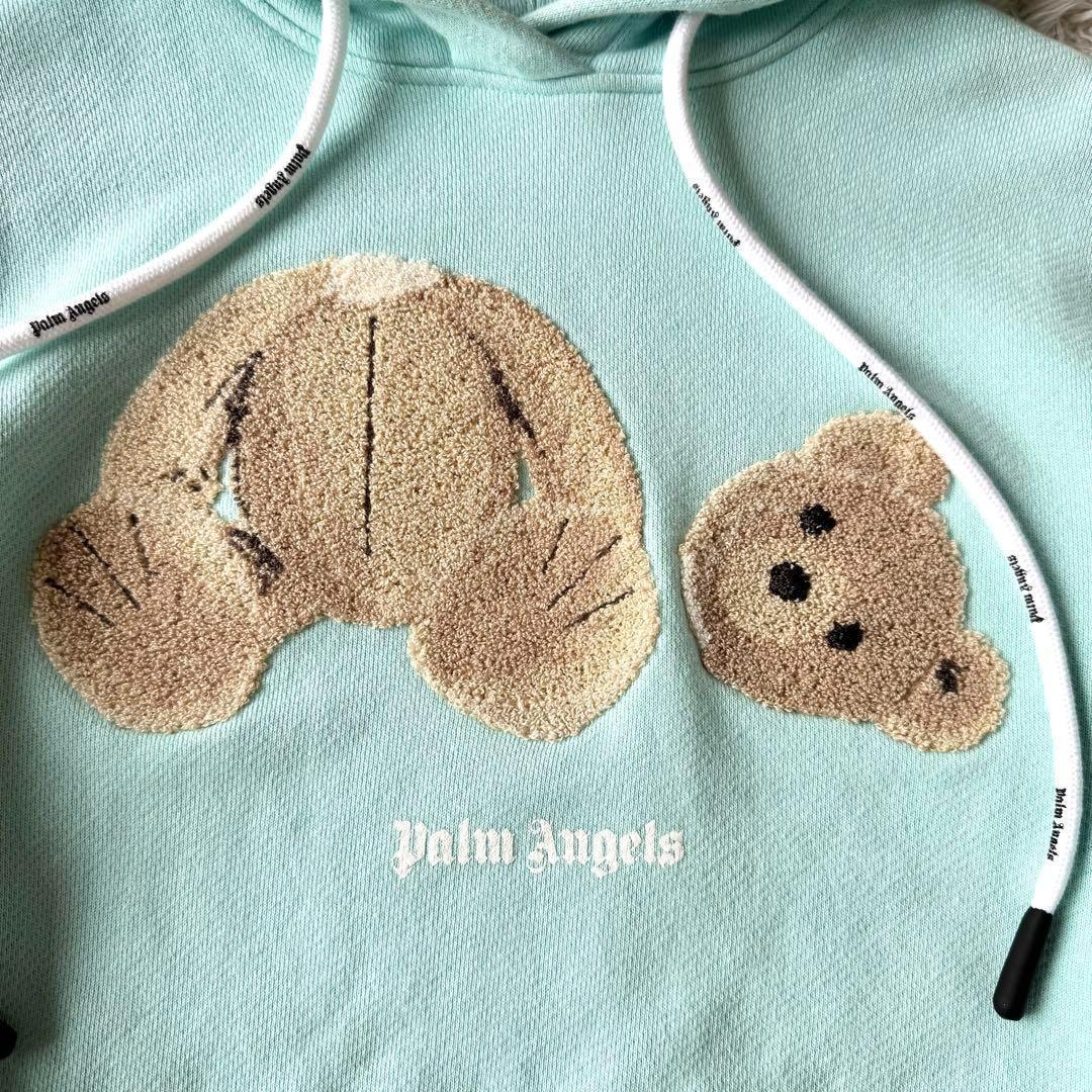Palm Angels パームエンジェルス 近年モデル　ベア パーカー ブルー