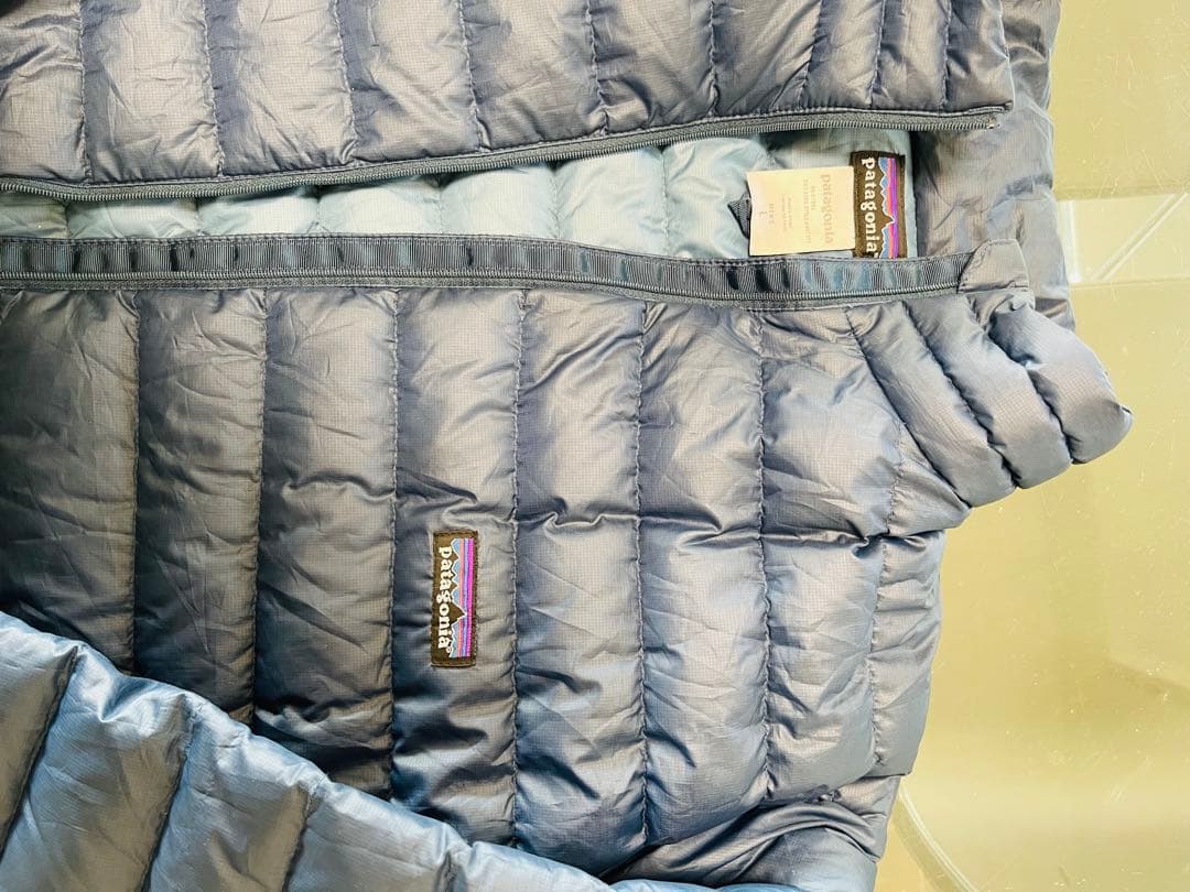 Patagonia ダウンスウェーター ダークブルー　Ｌ　size 美品