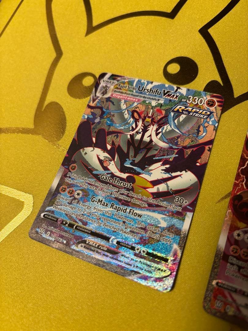 英語版　いちげきウーラオスvmax sa、れんげきウーラオスvmax sa