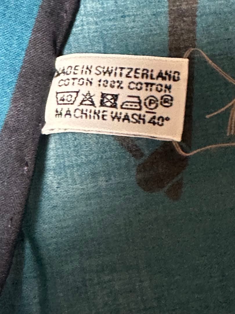 新品タグ付き HERMES 自転車デザイン ハンカチ 箱 ショッパー袋 リボン付