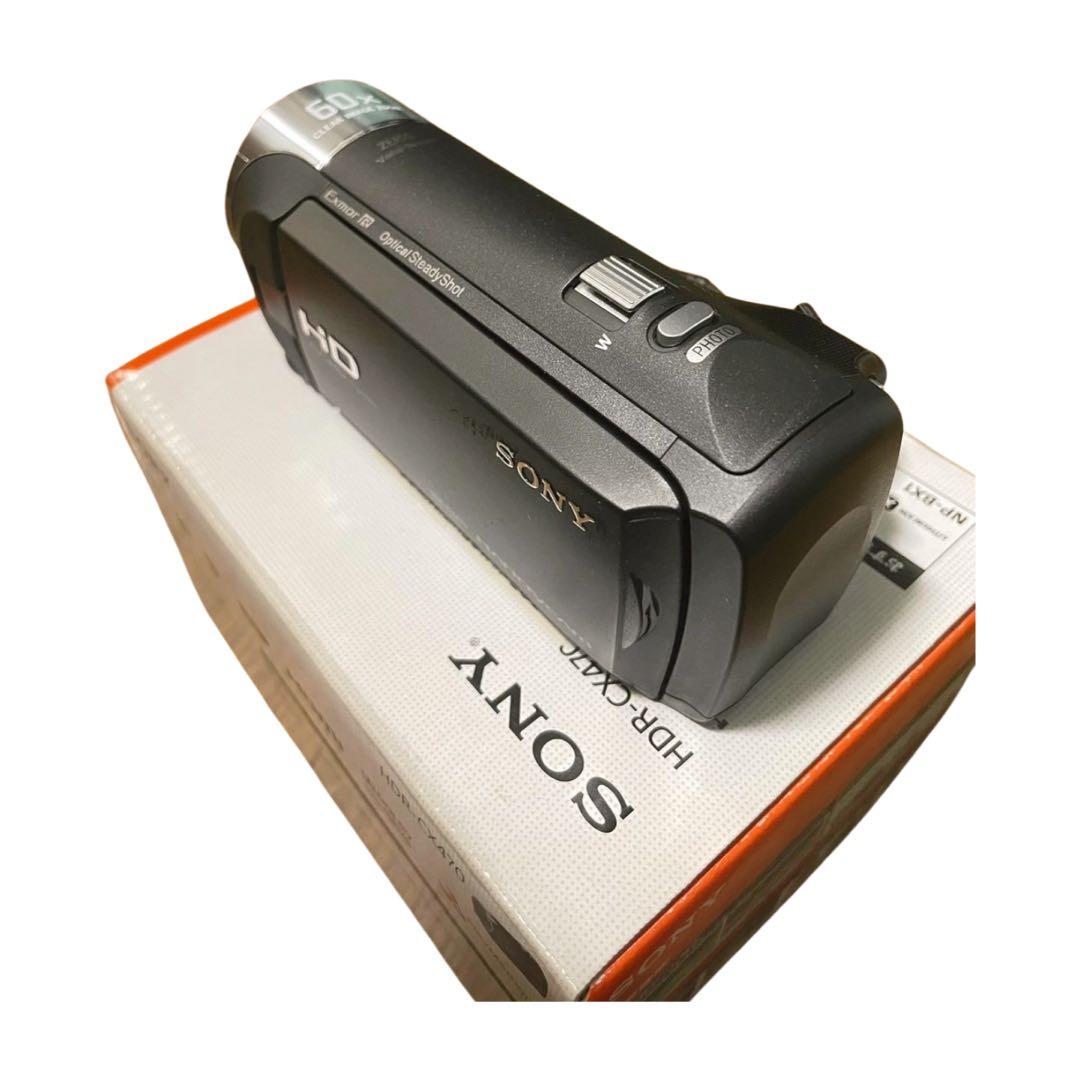 SONY HDR-CX470 ハンディカム フルHD 60倍ズーム 箱付