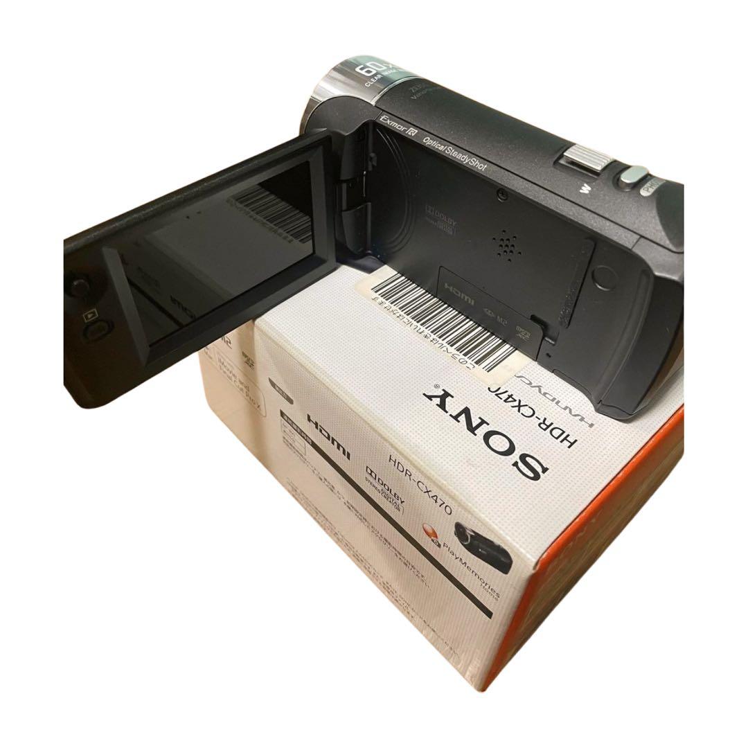 SONY HDR-CX470 ハンディカム フルHD 60倍ズーム 箱付