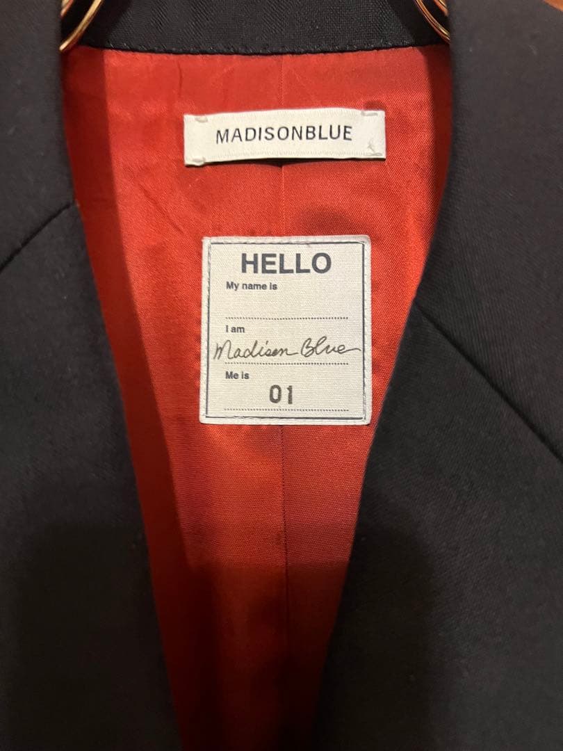 値下げ☆MADISONBLUE 紺ブレ BLEECKER W6B BLAZER☆