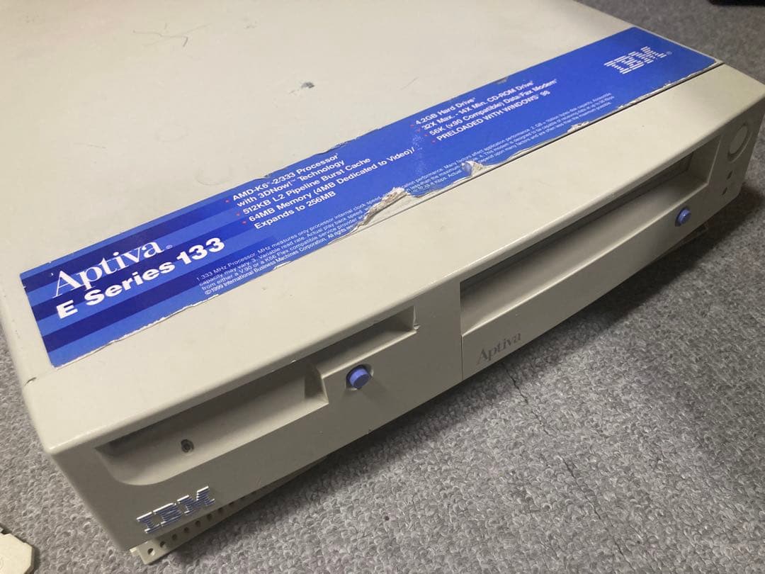 IBM Aptiva E Series 133 デスクトップPC SCSI対応