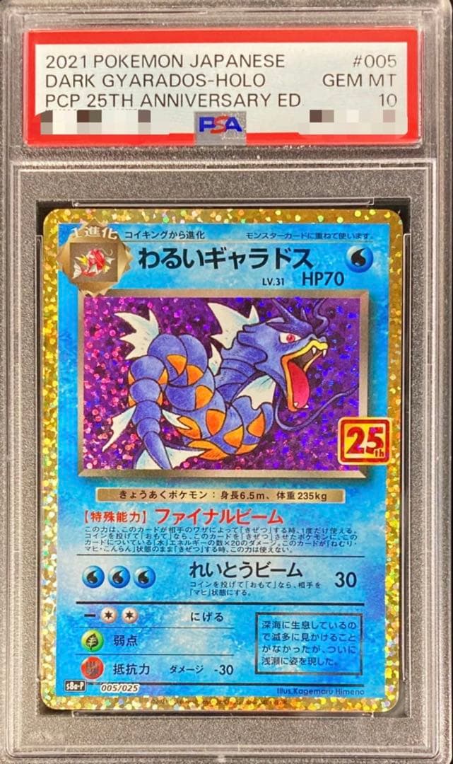 M-02 鑑定品 PSA10 わるいギャラドス ポケモンカード 25周年