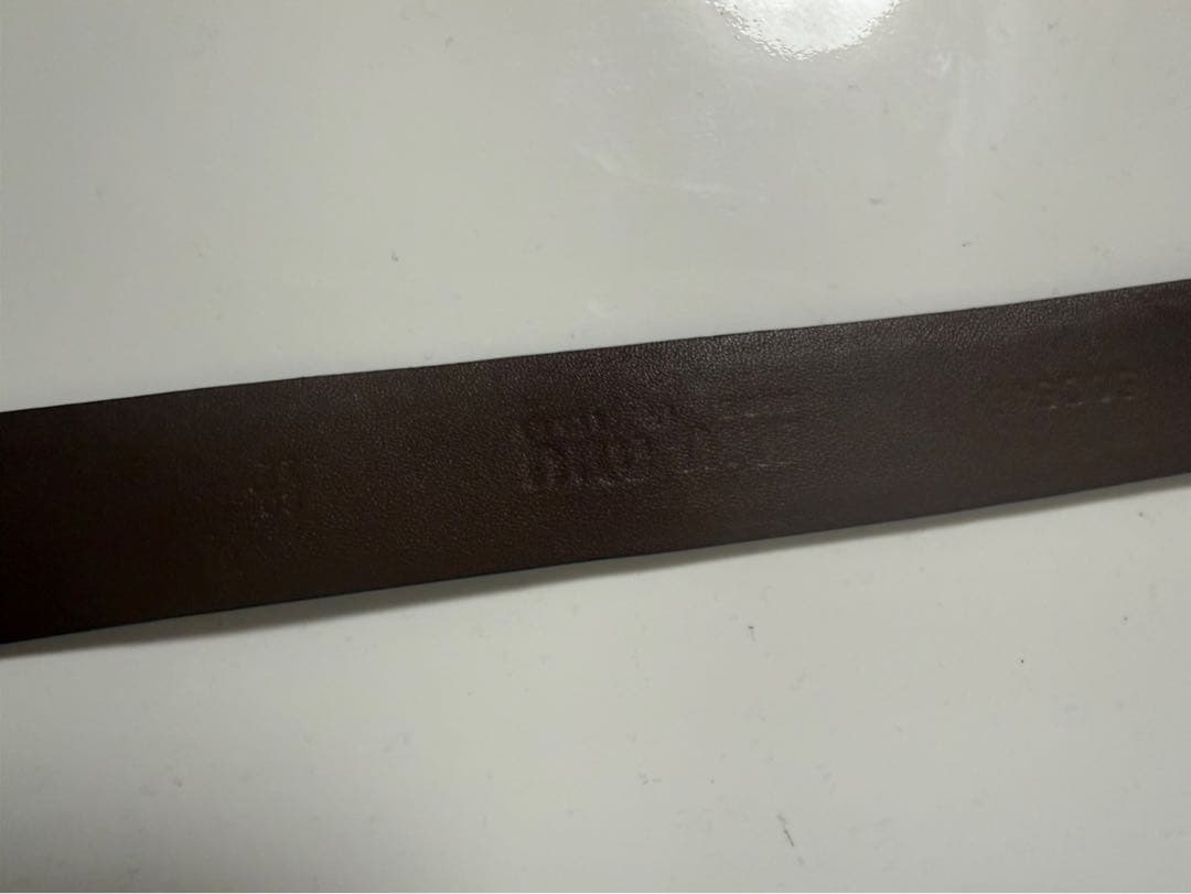 miu miu ミュウミュウ ナッパレザー ベルト ブラウン