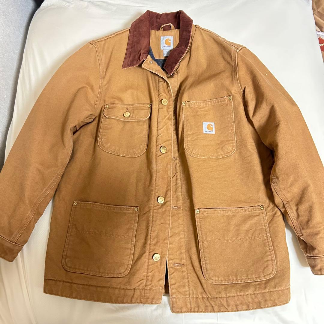 Carhartt ブラウン カバーオール M