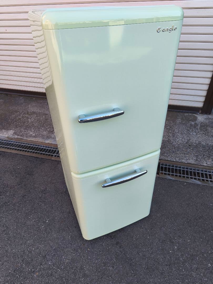 関東限 廃盤色 条件で無料配 18年 eanple エディオン 冷蔵庫 レトロ