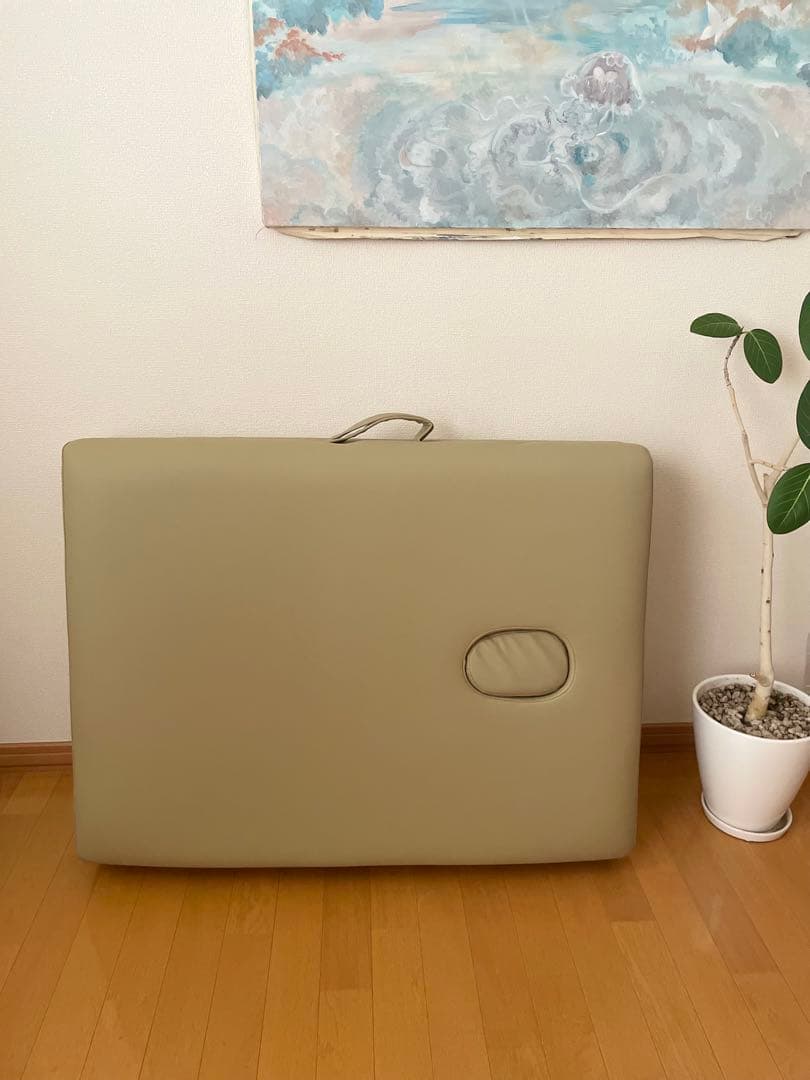 美品　高級木製ポータブルベッドセット マッサージベッド エステベッド 折りたたみ