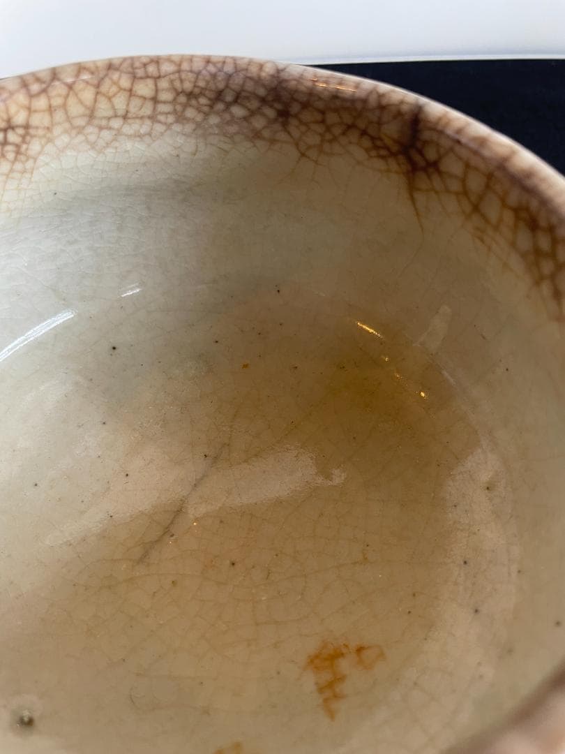 H*U様 旧家収蔵 中国古玩 明 青花 万古長 字紋 小壺 茶道具 建水 こぼし