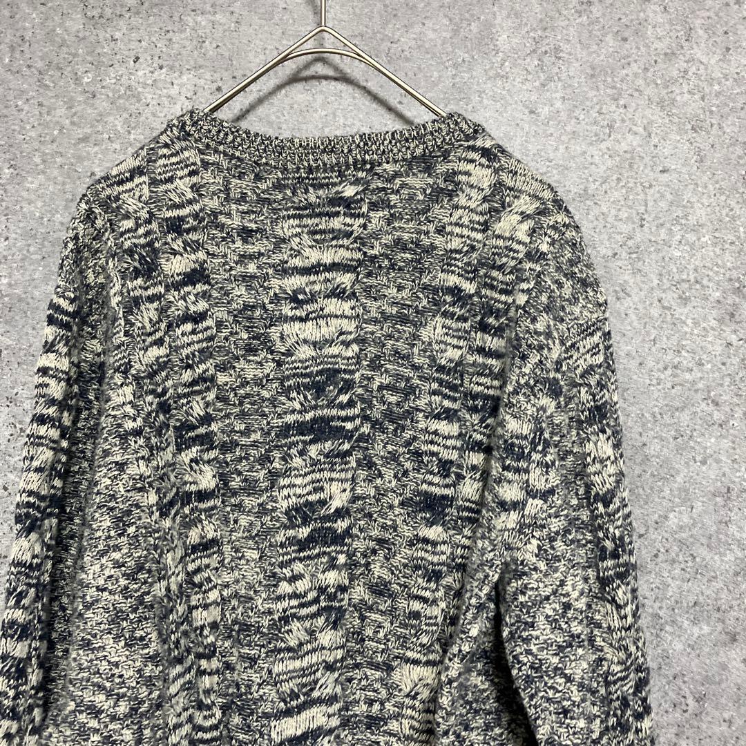 plantation ウール　ニットワンピース　M 美品　ケーブルニット