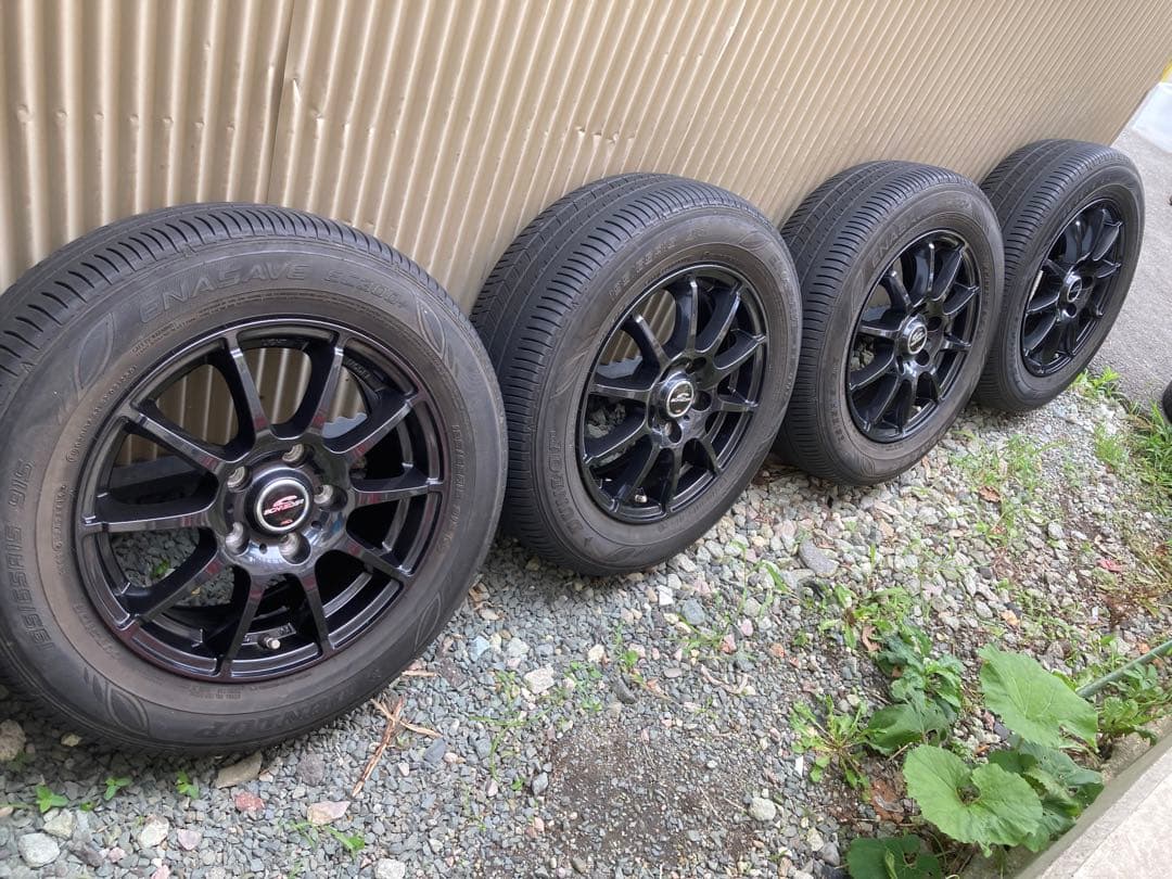 Nさん専用④美品！エーテック　シュナイダー　15インチアルミ195/65R15