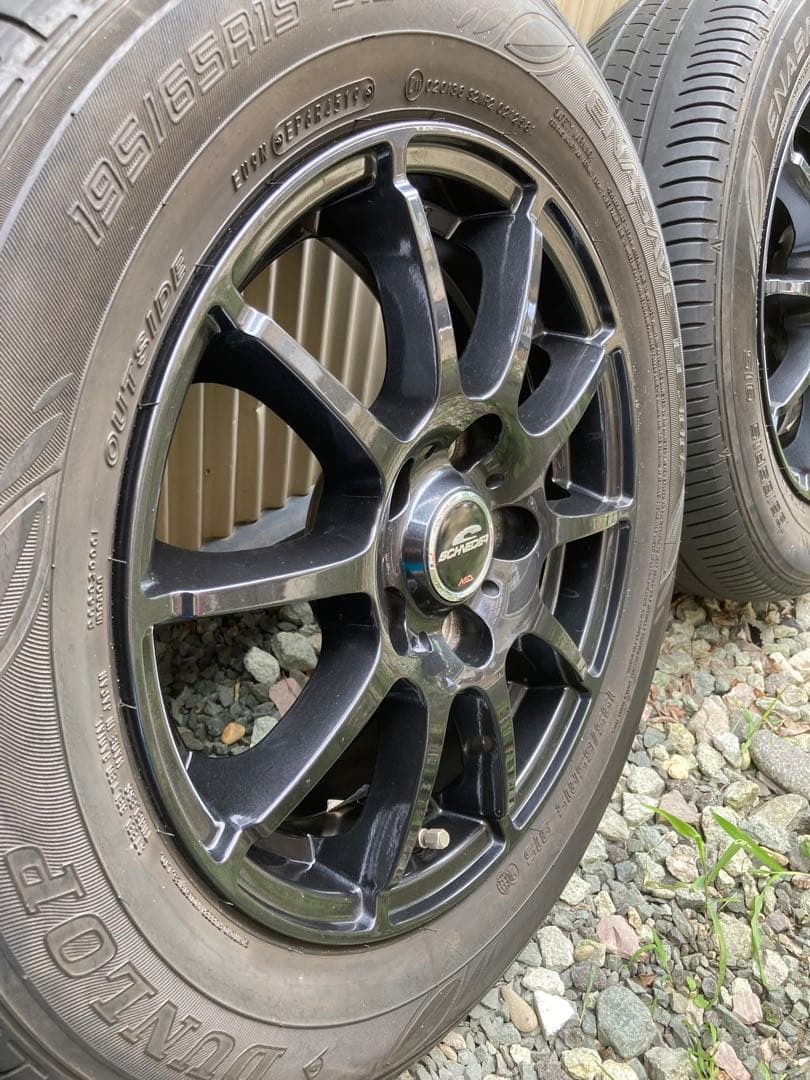 Nさん専用④美品！エーテック　シュナイダー　15インチアルミ195/65R15