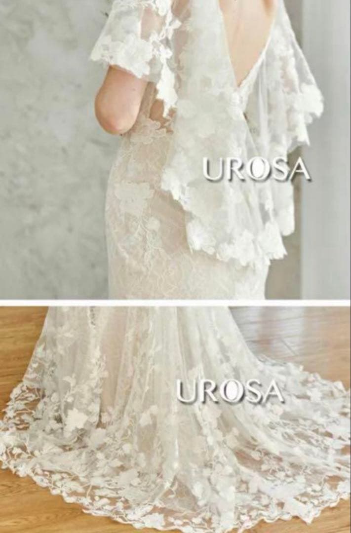 ウェディングドレス　マーメイドドレス