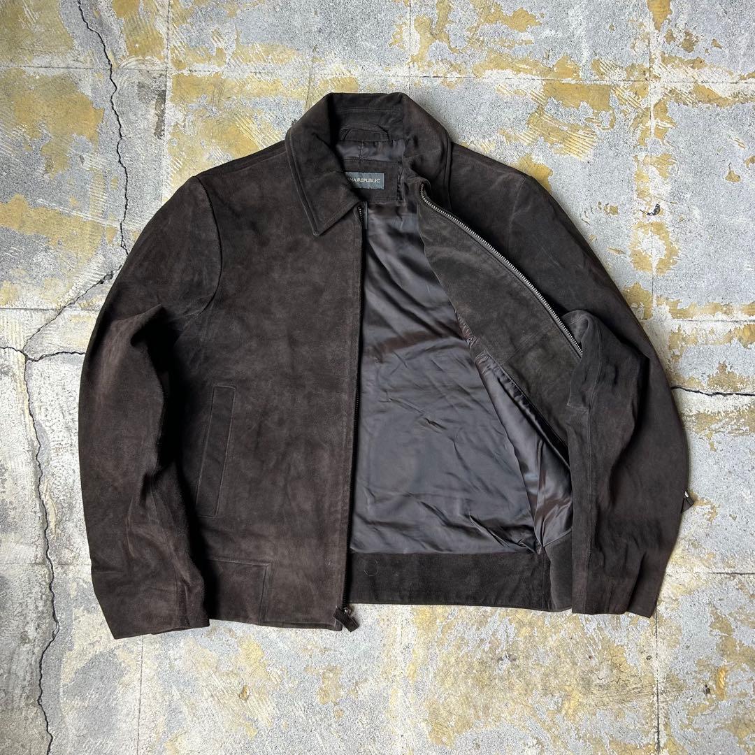 90S Banana Republic スエード レザージャケット バナリパ
